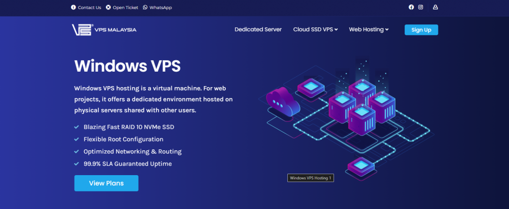 VPS Malaysia Windows VPS Hosting