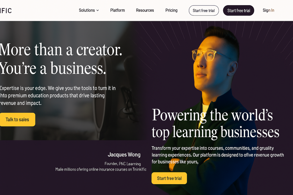 Thinkific and Teachable