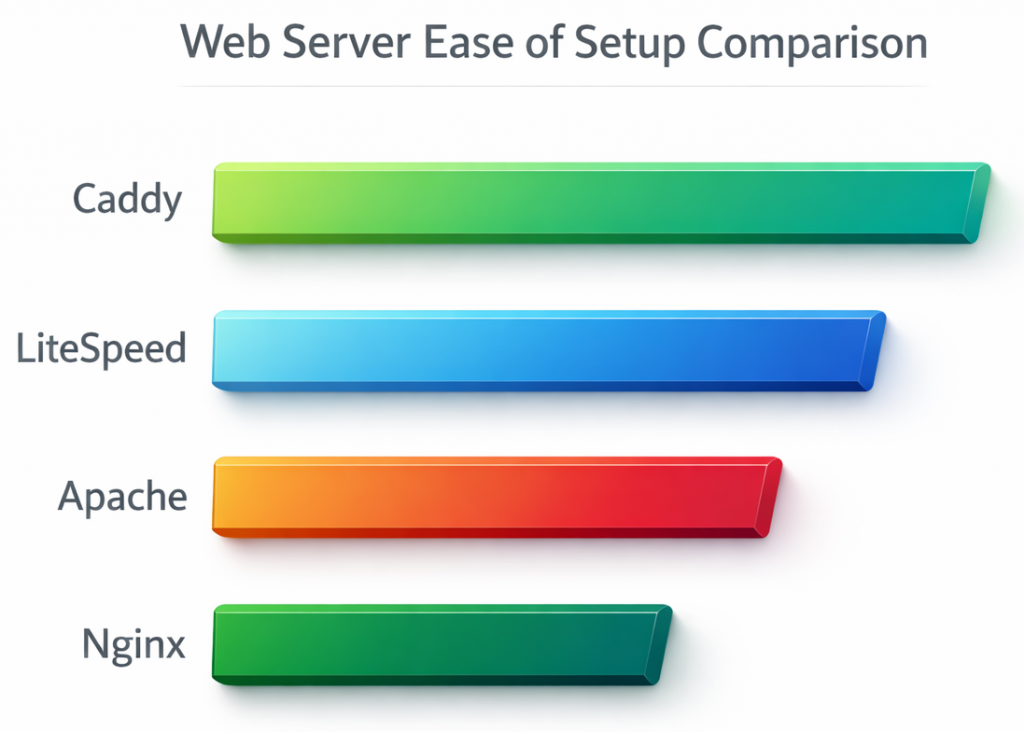 Web Server Ease of Setup Comparison