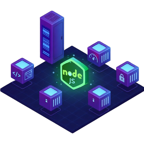 Node.js Hosting Illustration