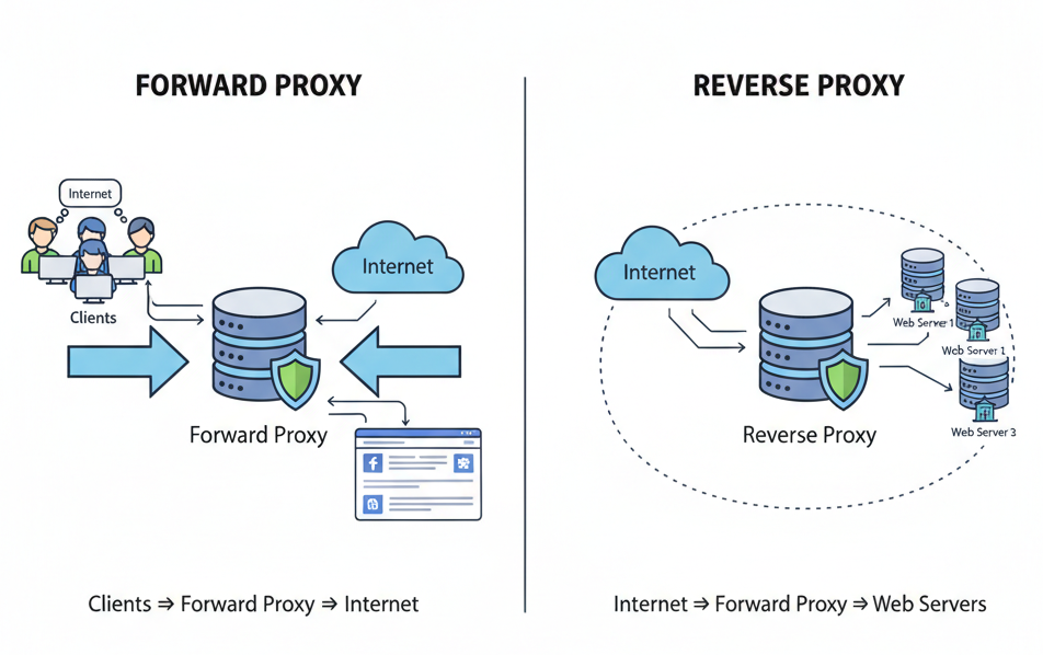Forward Proxy vs. Reverse Proxy